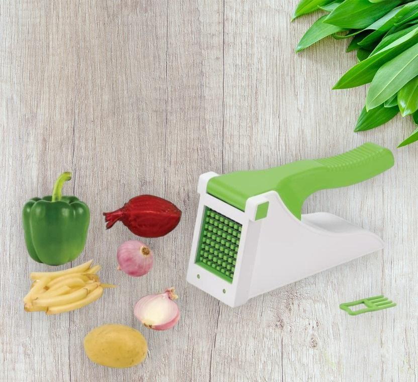 Vegetable and Fruit Chopper | Manual Multi-Function Food Chopper with Easy-to-Use Handle and Container