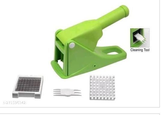 Vegetable and Fruit Chopper | Manual Multi-Function Food Chopper with Easy-to-Use Handle and Container